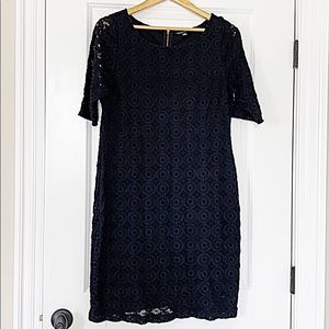 Banana Republic black lace dress